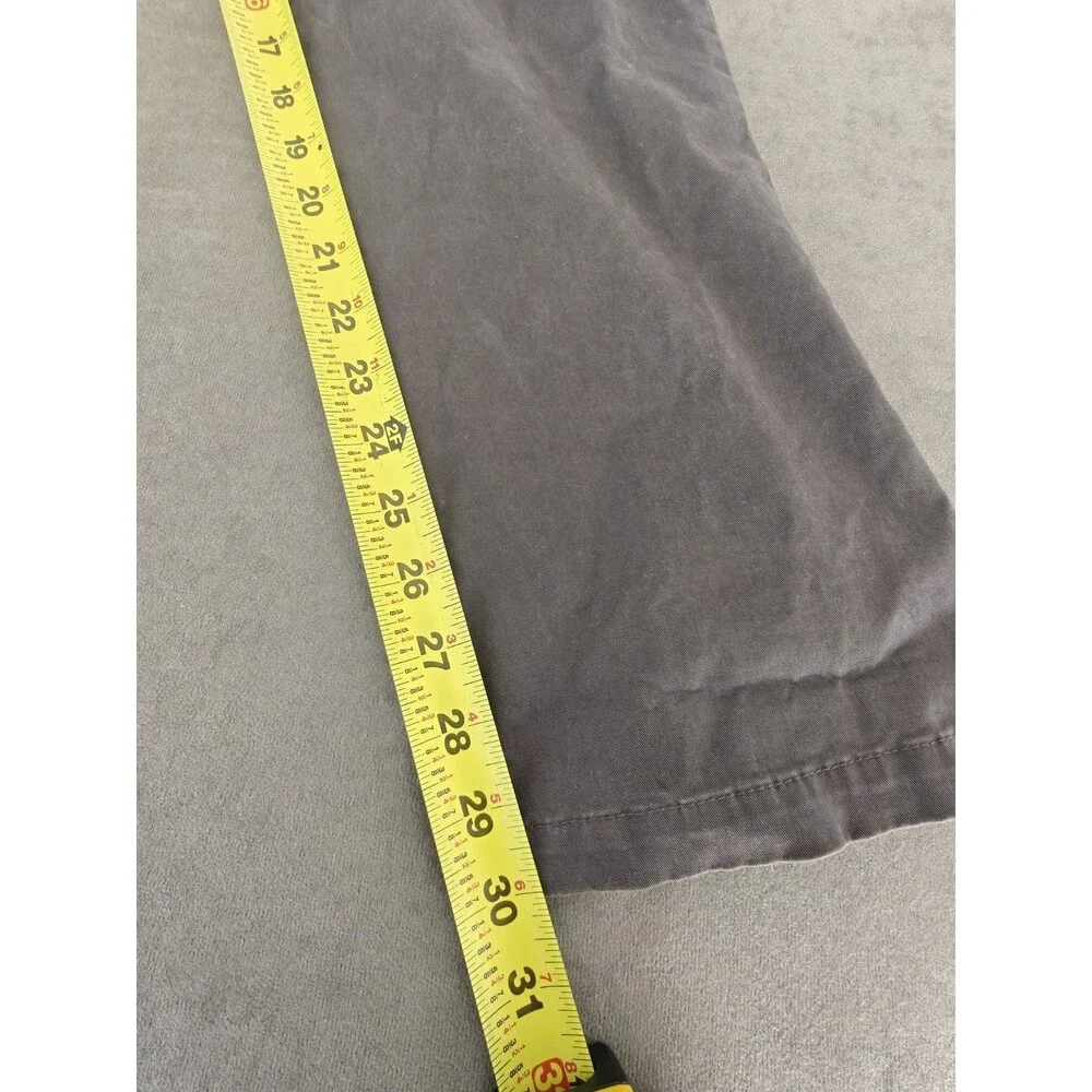 English Laundry Men's Gray Chino Pants 32x32 Stretch Casual Straight Zip Pocket